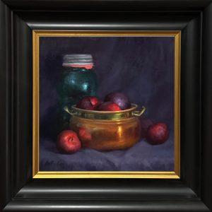 Holladay Plums and Copper Framed