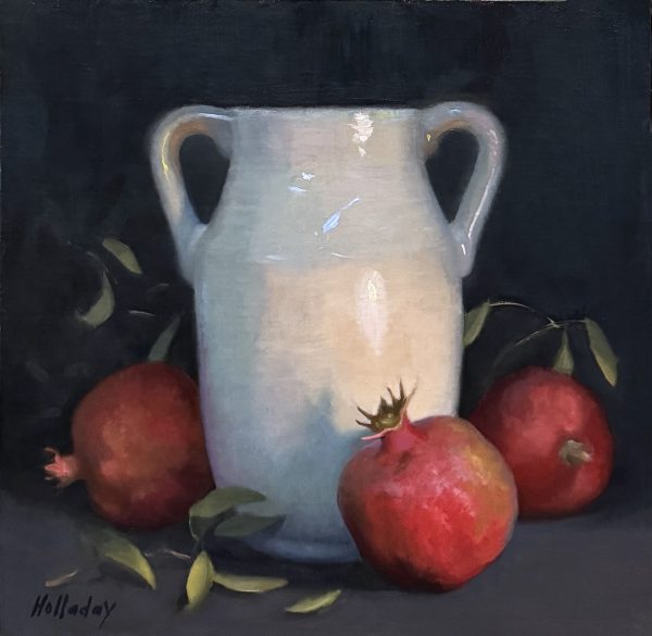 Holladay Pomegranates and Vase