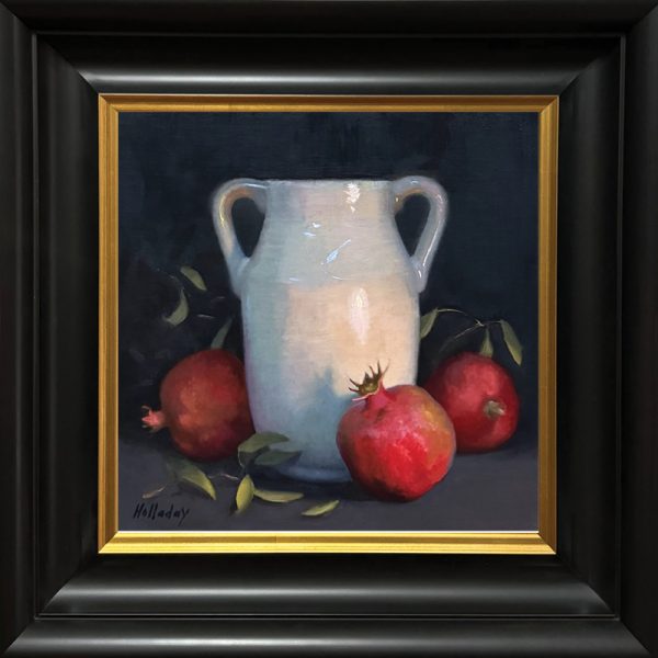 Holladay Pomegranates and Vase Framed