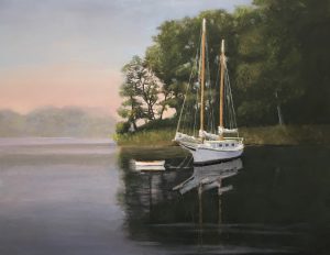 Serene 16x20 oil on panel 300 OPA