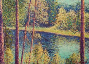4. Pine Trees ll, oil on linen, 24x33cm, NOK 9.000